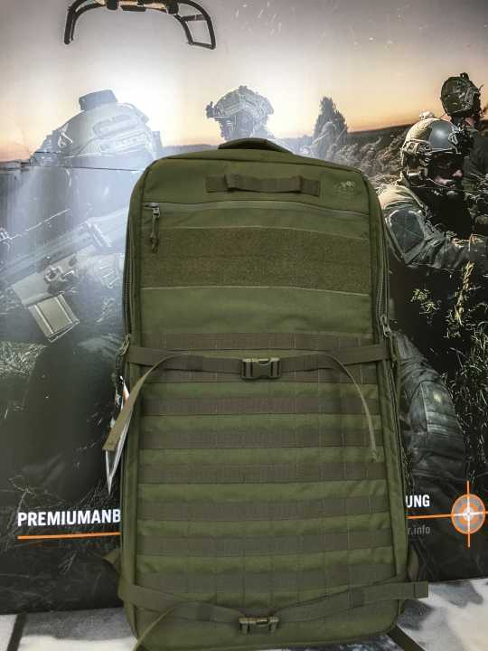 Olive TT MP Tragetasche mit MOLLE-Flächen auf der Vorderseite