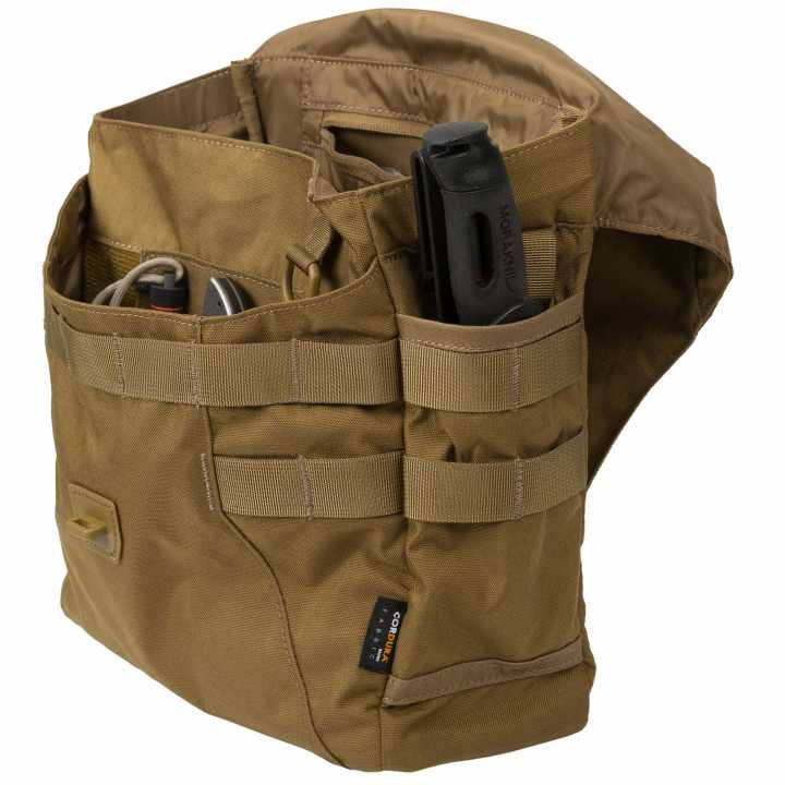 Bushcraft Haversack Tasche Cordura earth braun / clay