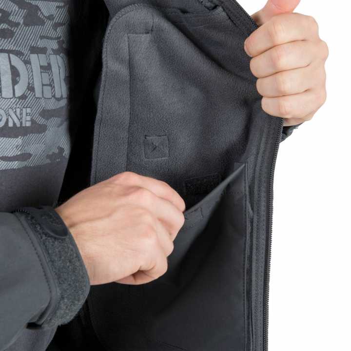 Jacke Gunfighter - Shark Skin Windblocker grau