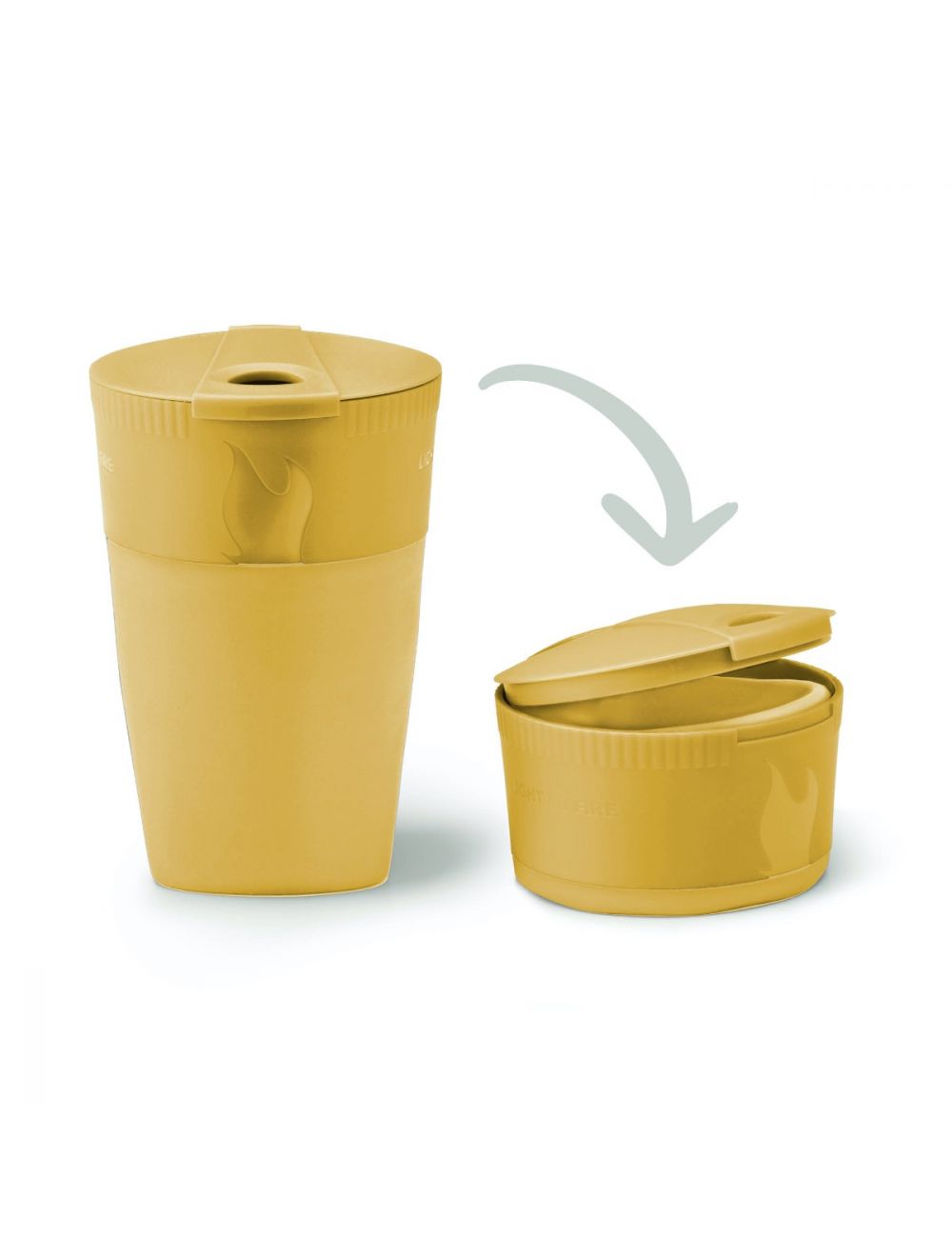 Faltbecher yellow