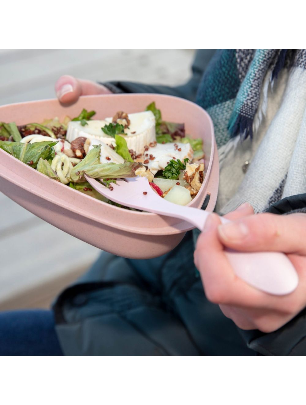 Spork für Linkshändler green/pink