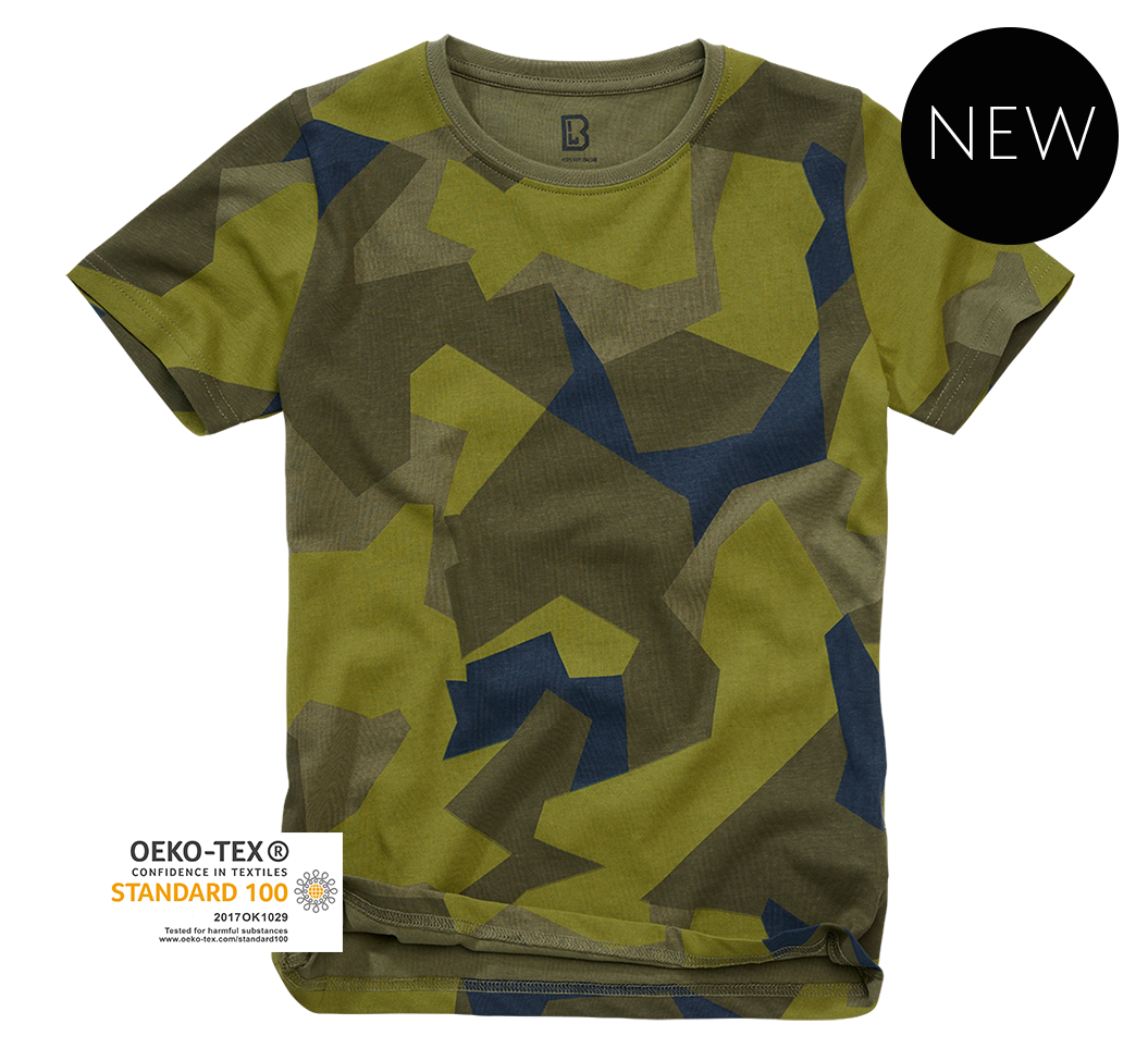 Kids T-Shirt swedishcamo