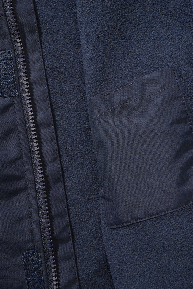 Kids Windbreaker Frontzip navy