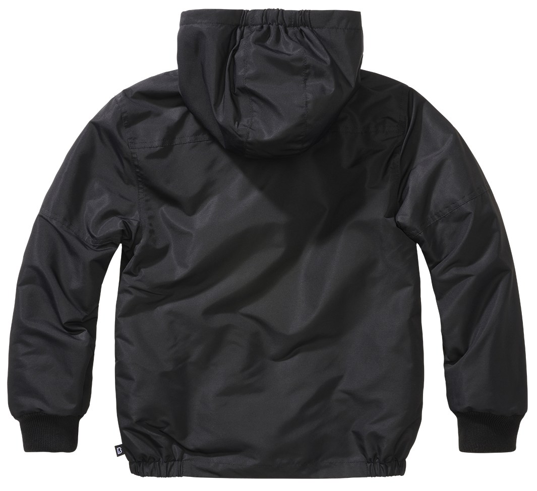 Kids Windbreaker Frontzip black