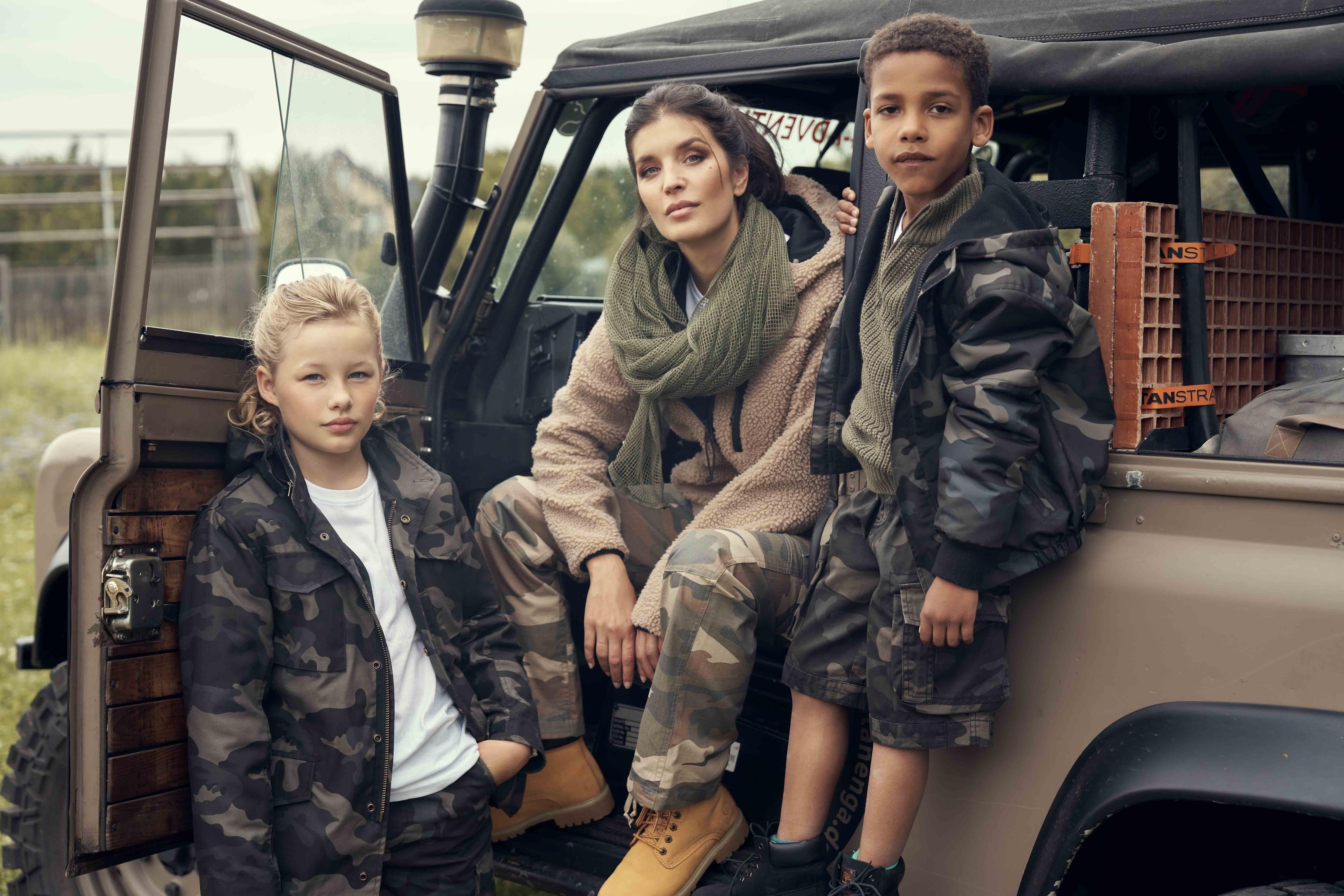 Kids Marine Troyer Pullover olive