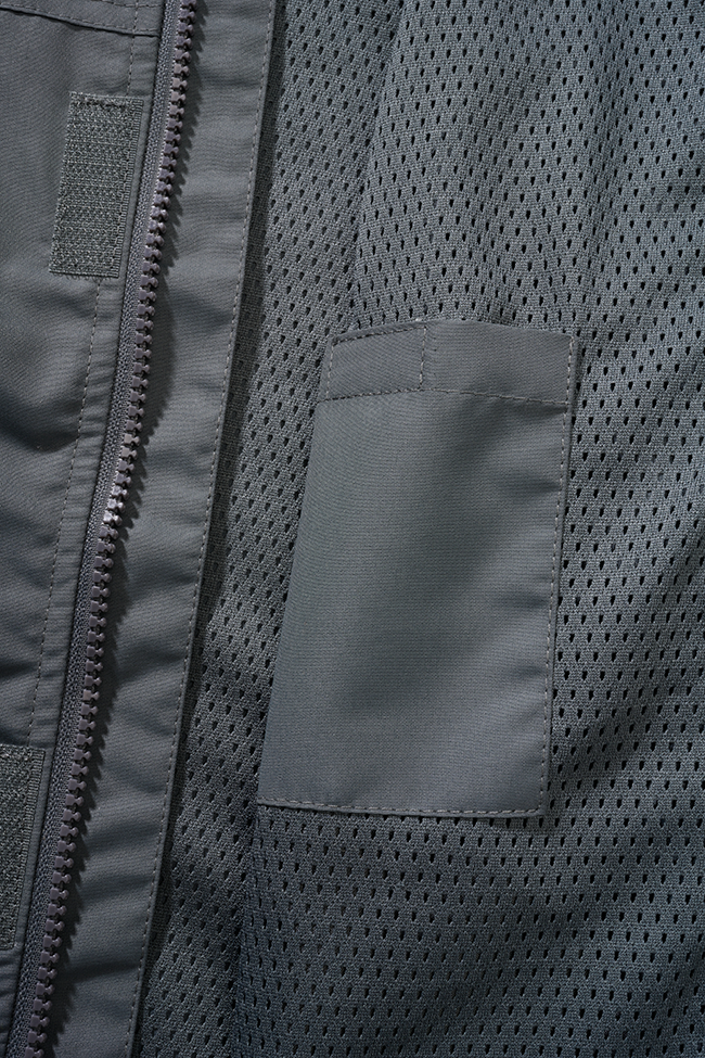 Kids Summerwindbreaker Frontzip anthracite