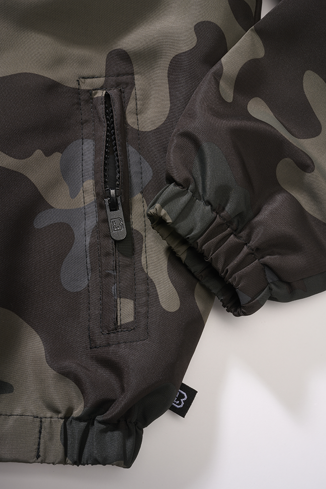 Kids Summerwindbreaker Frontzip darkcamo