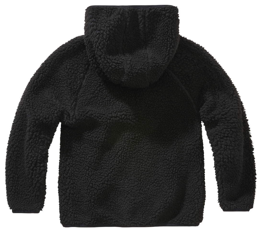 Kids Teddyfleecejacket hood black