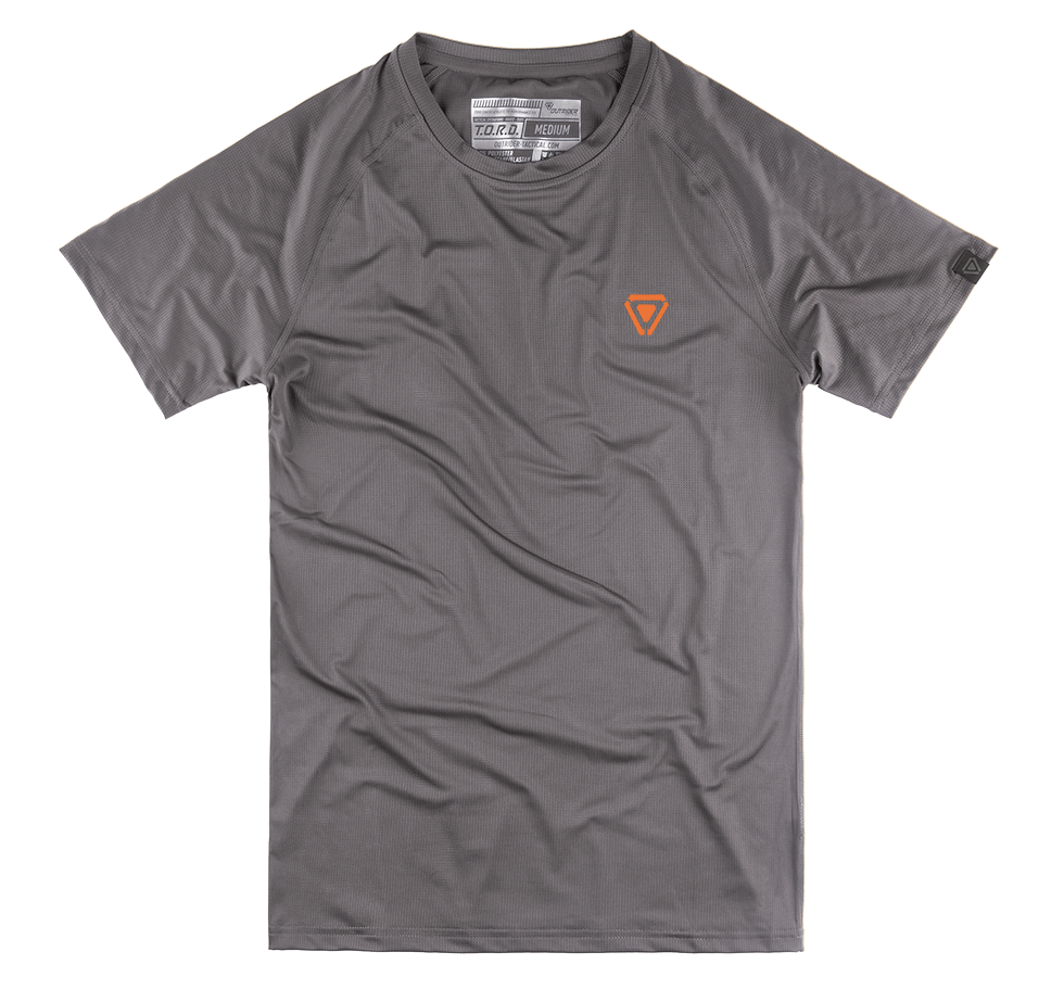 T.O.R.D. Athletic Fit Performance Tee wolf grey