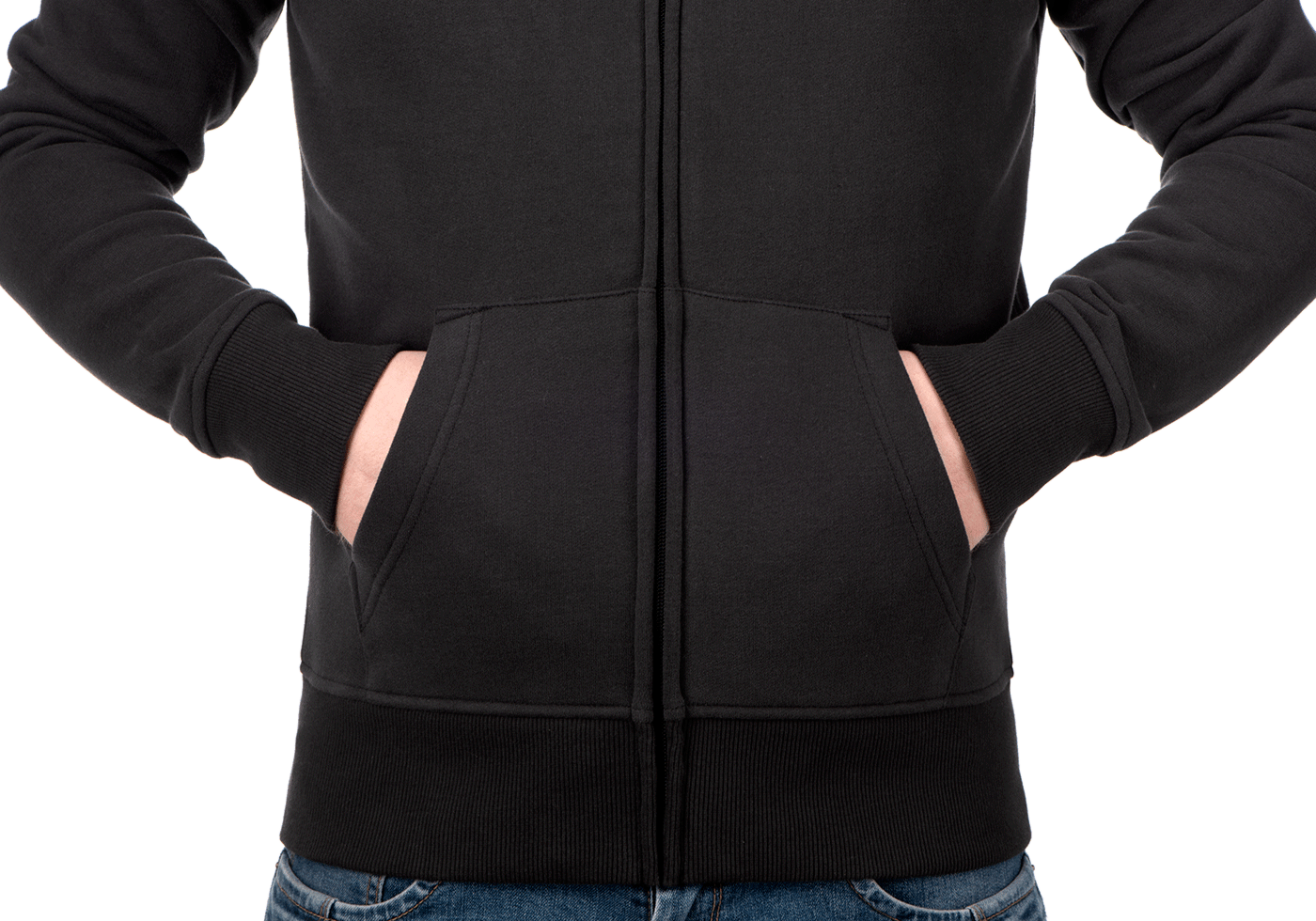 CG Logo Zip Hoodie black