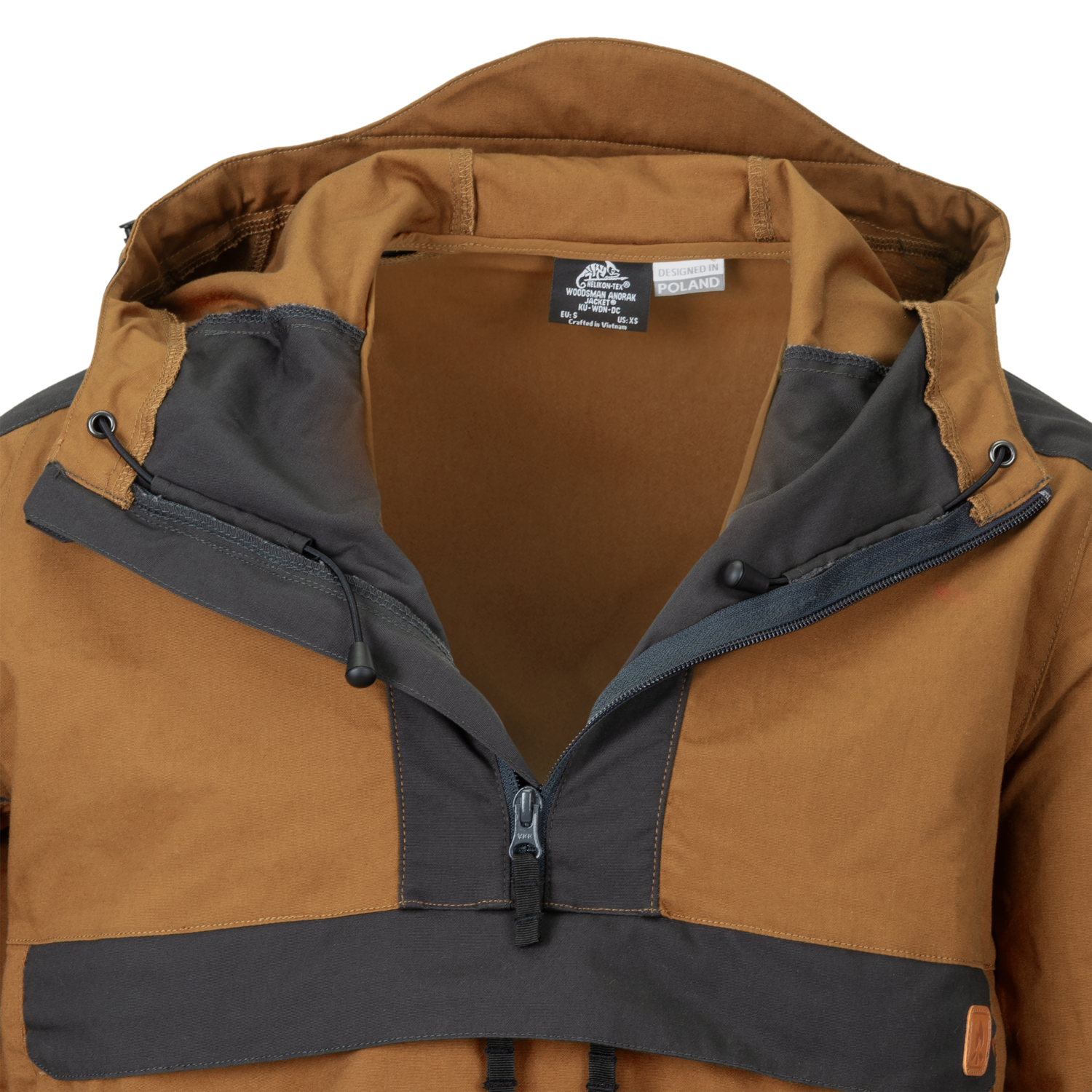 WOODSMAN Anorak Jacke - coyote / ash grey