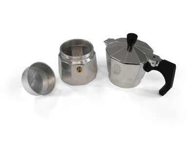 Origin Outdoors Espresso Maker Bellanapoli - 6 Tassen Alu natur