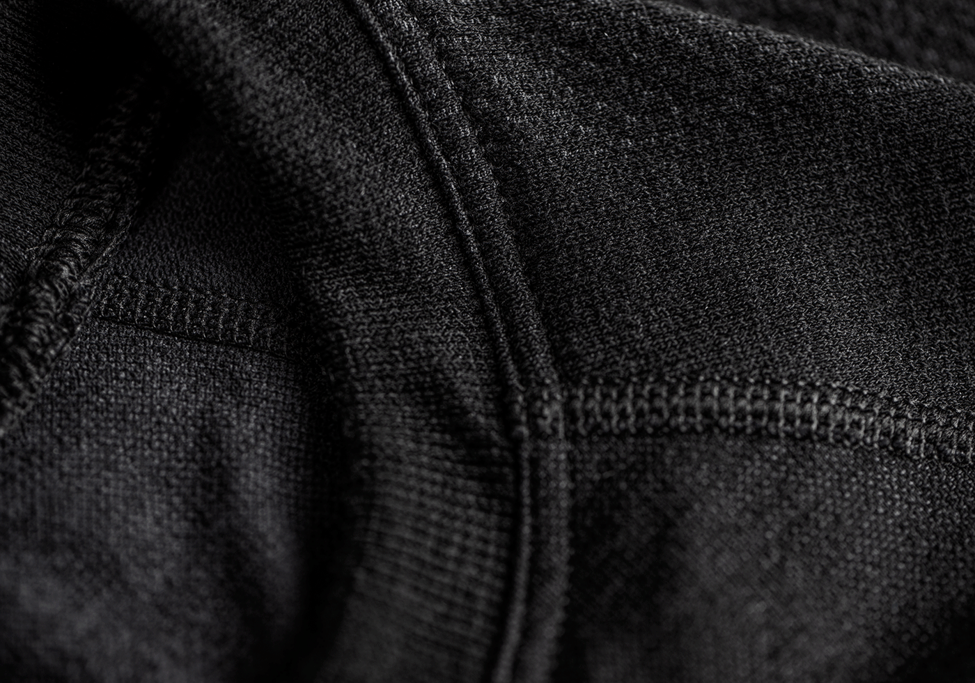 Merino Seamless Shirt SS schwarz