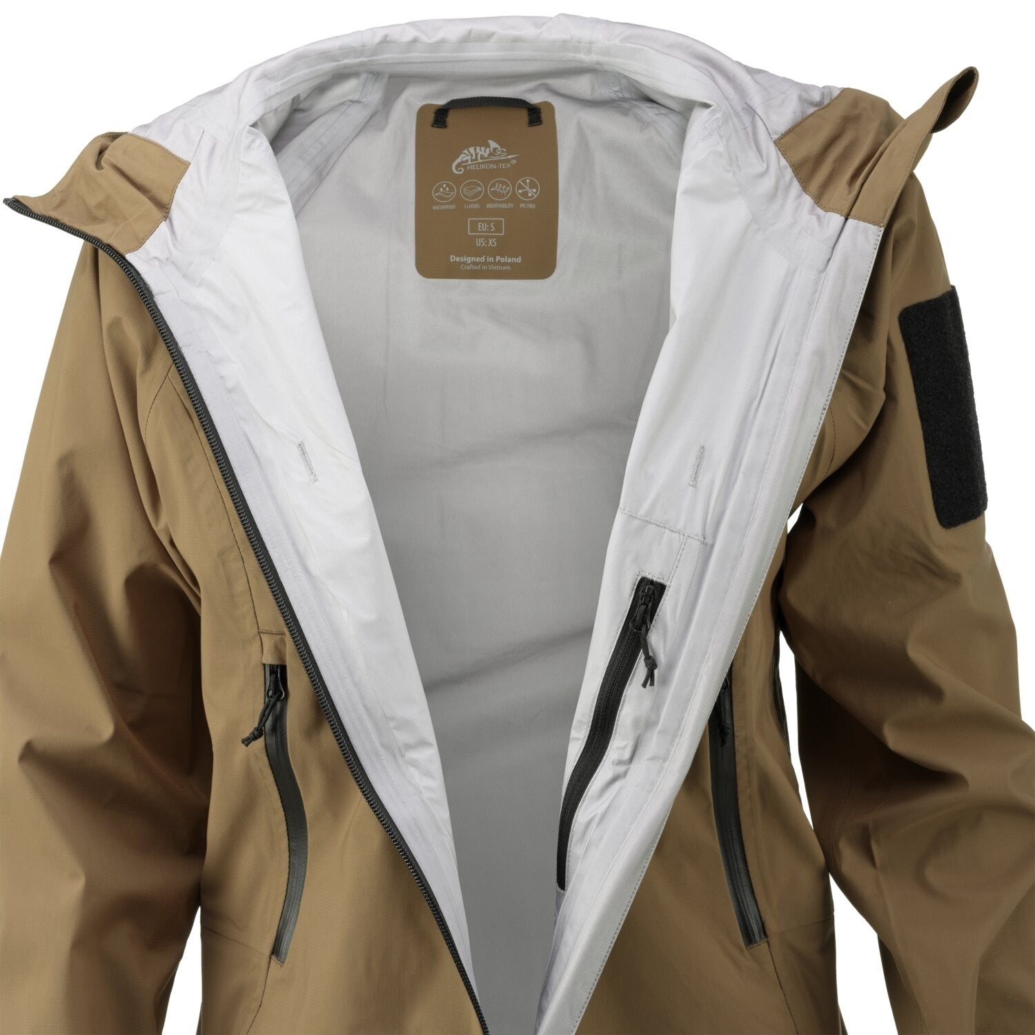 SQUALL Hardshell Jacke schwarz