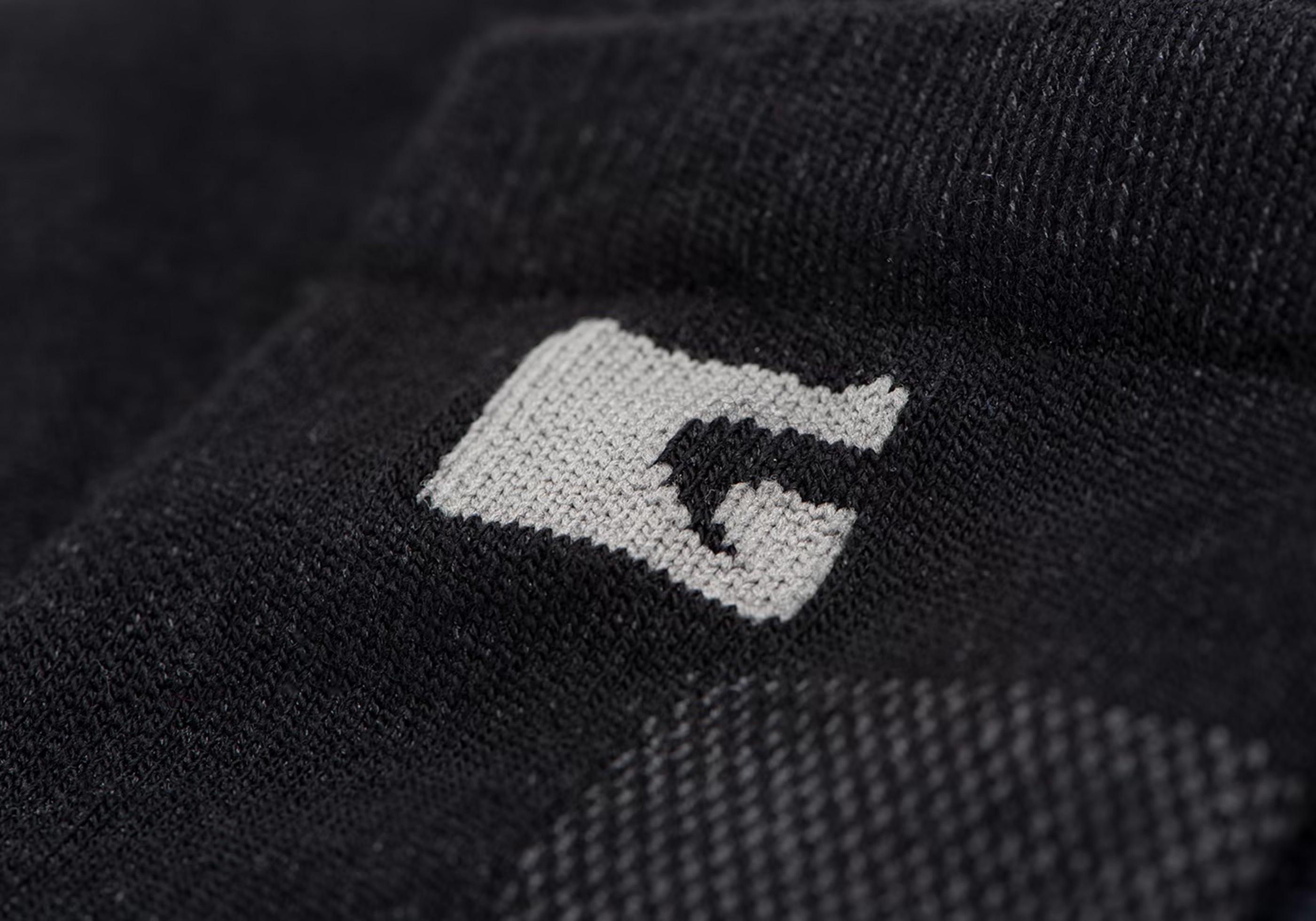 Merino Crew Socks schwarz