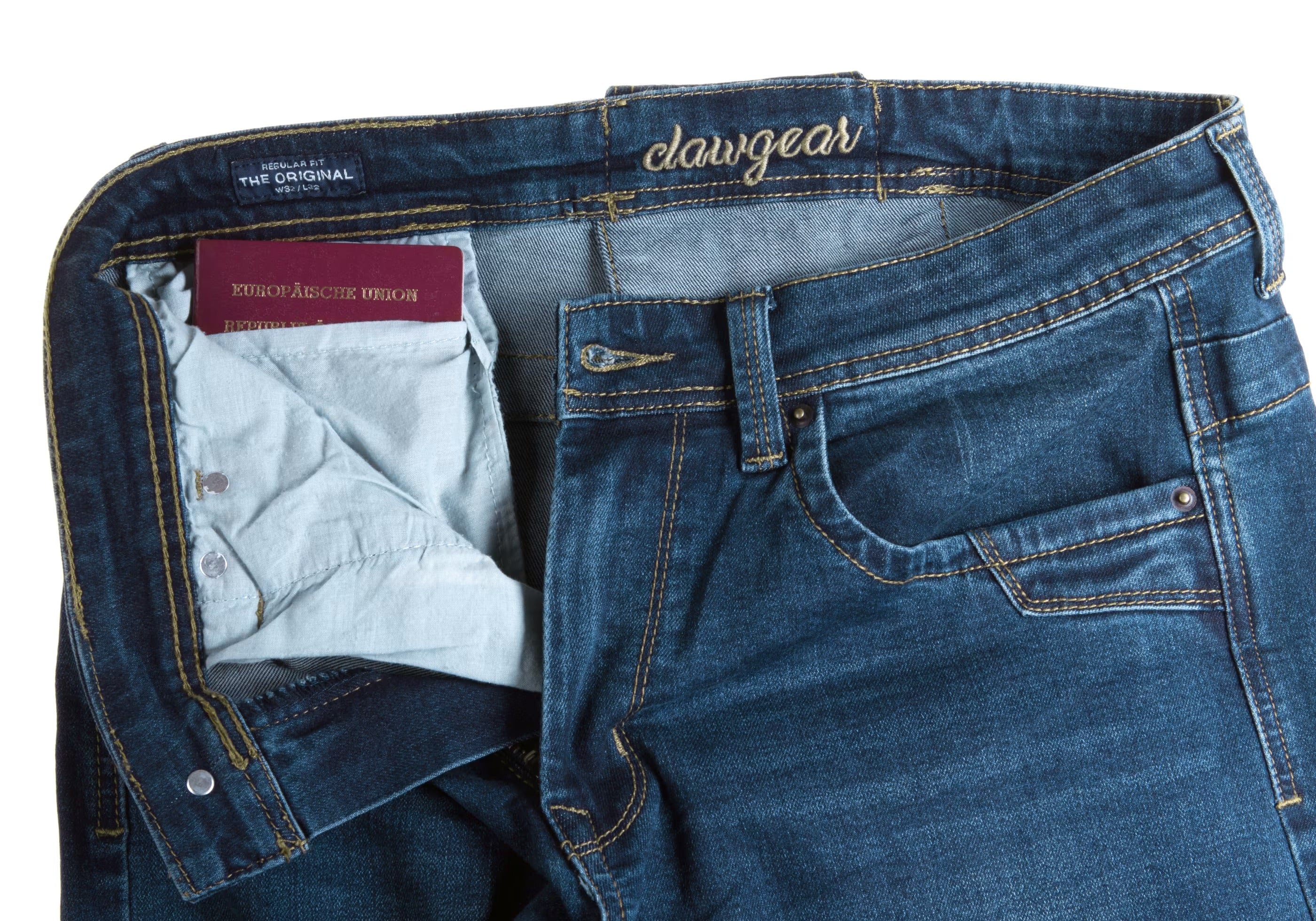Blue Denim Tactical Flex Jeans - sapphire