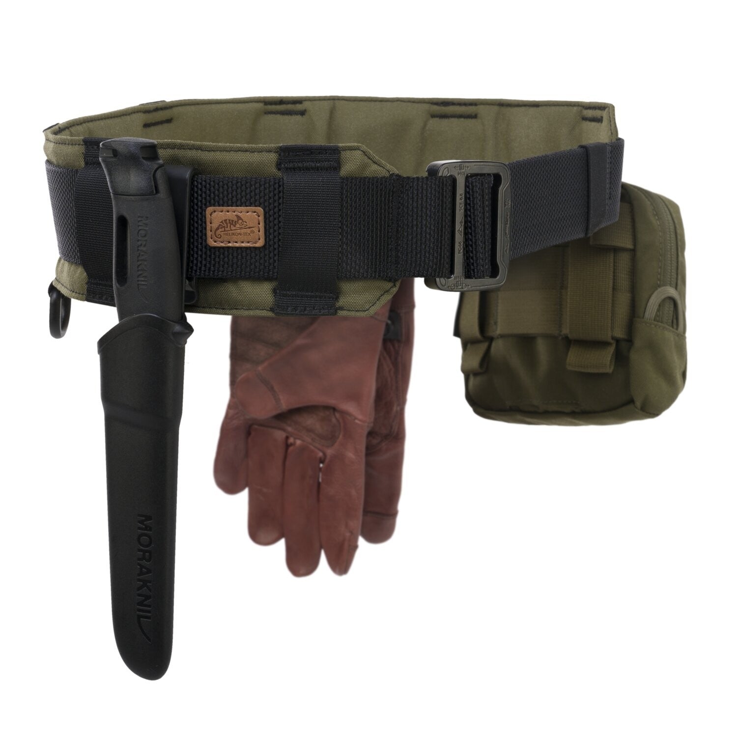 Forester Bushcraft Belt - earth brown/black