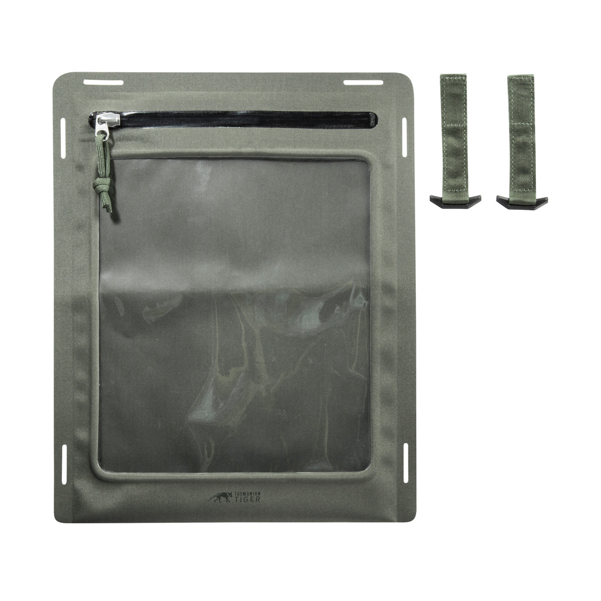 TT W-Pouch A4 steingrau-olive