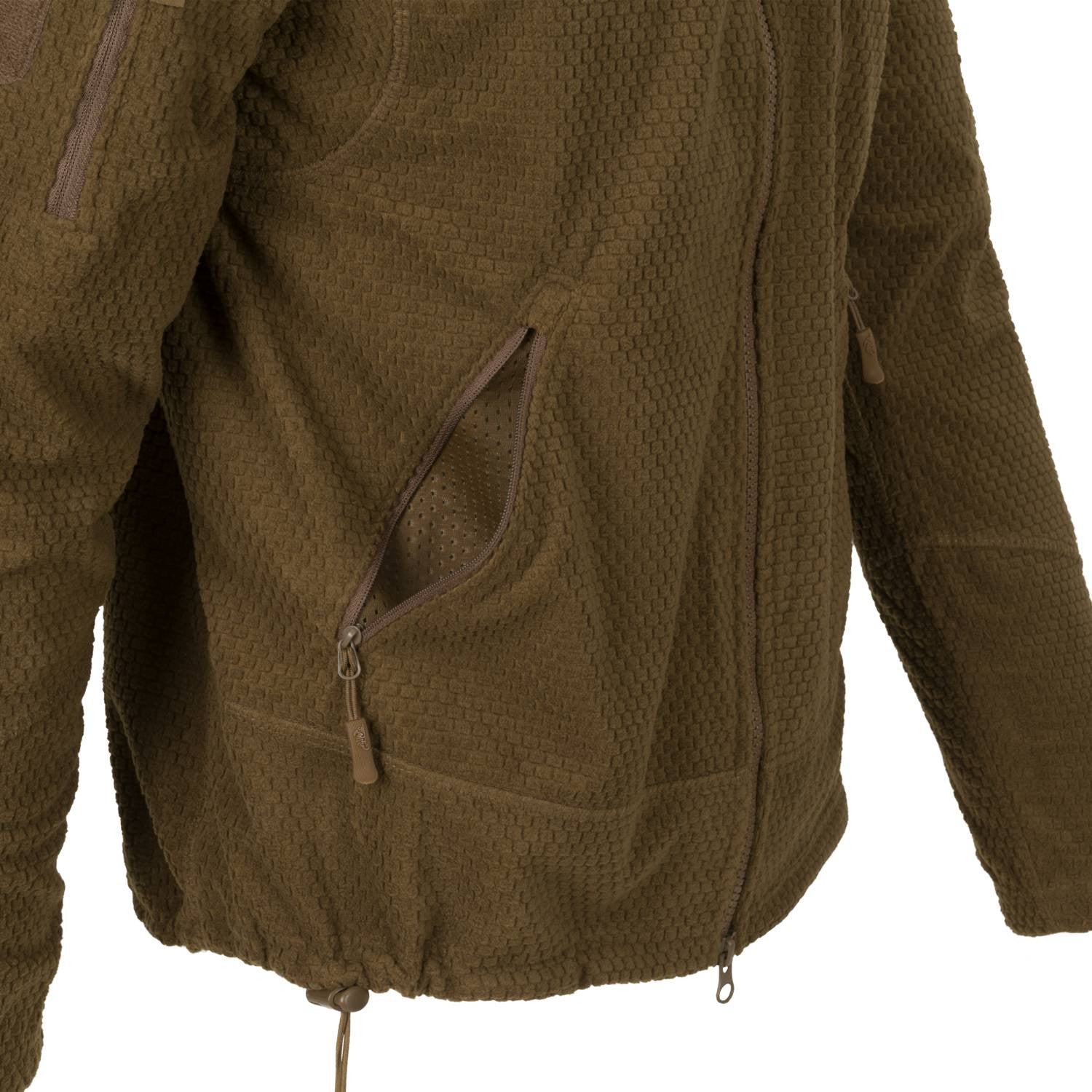 Alpha Tactical Jacket coyote - Grid Fleece