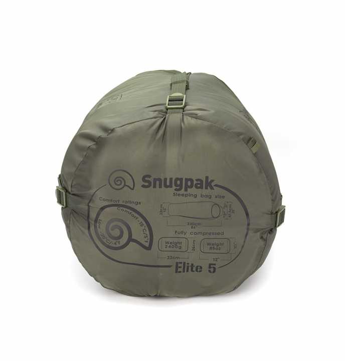 Militärschlafsack -15°C Softie Elite 5 Oliv