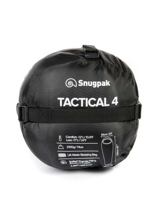 Militärschlafsack -12°C Tactical 4 schwarz
