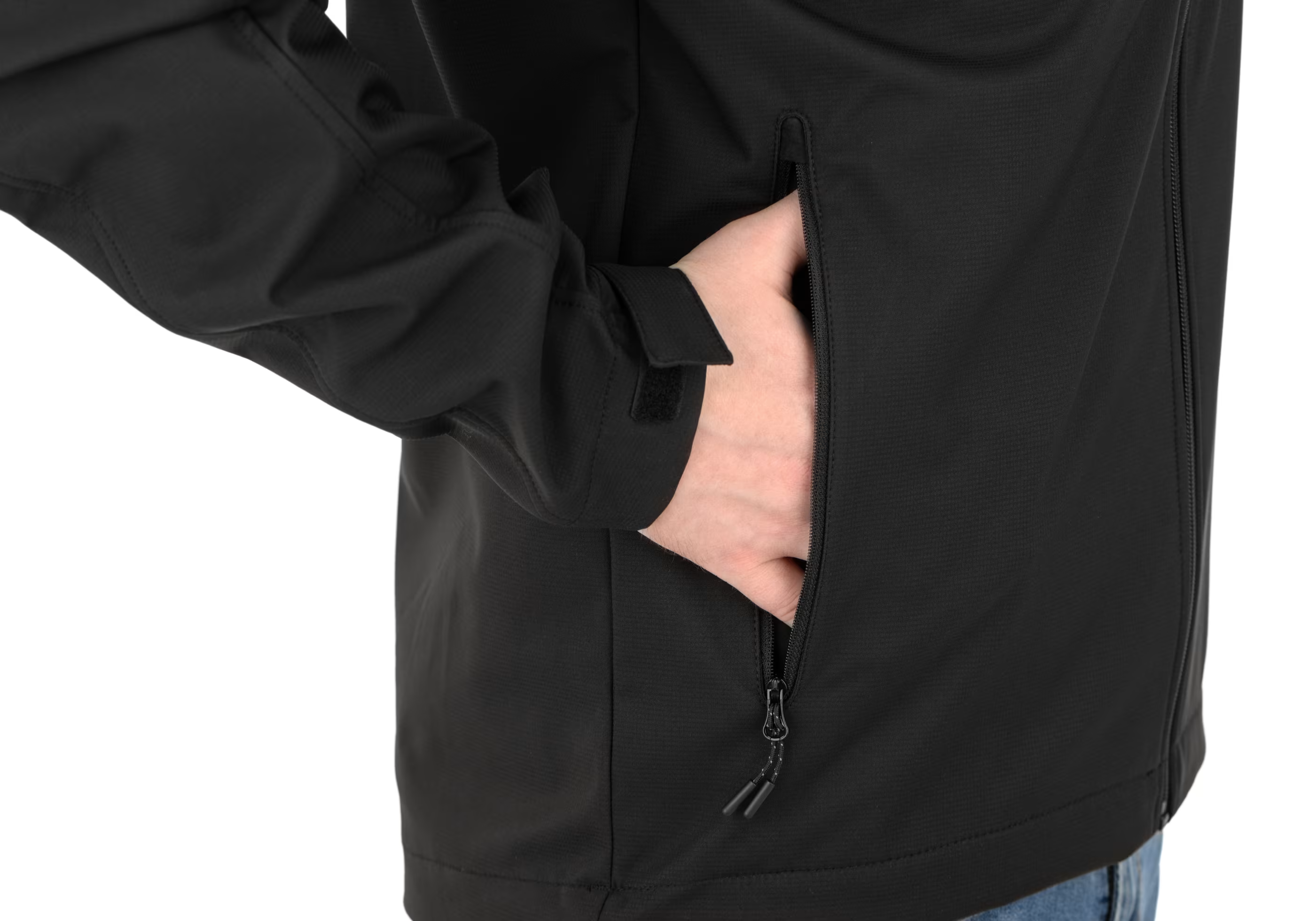 ED Softshell Jacke Schwarz