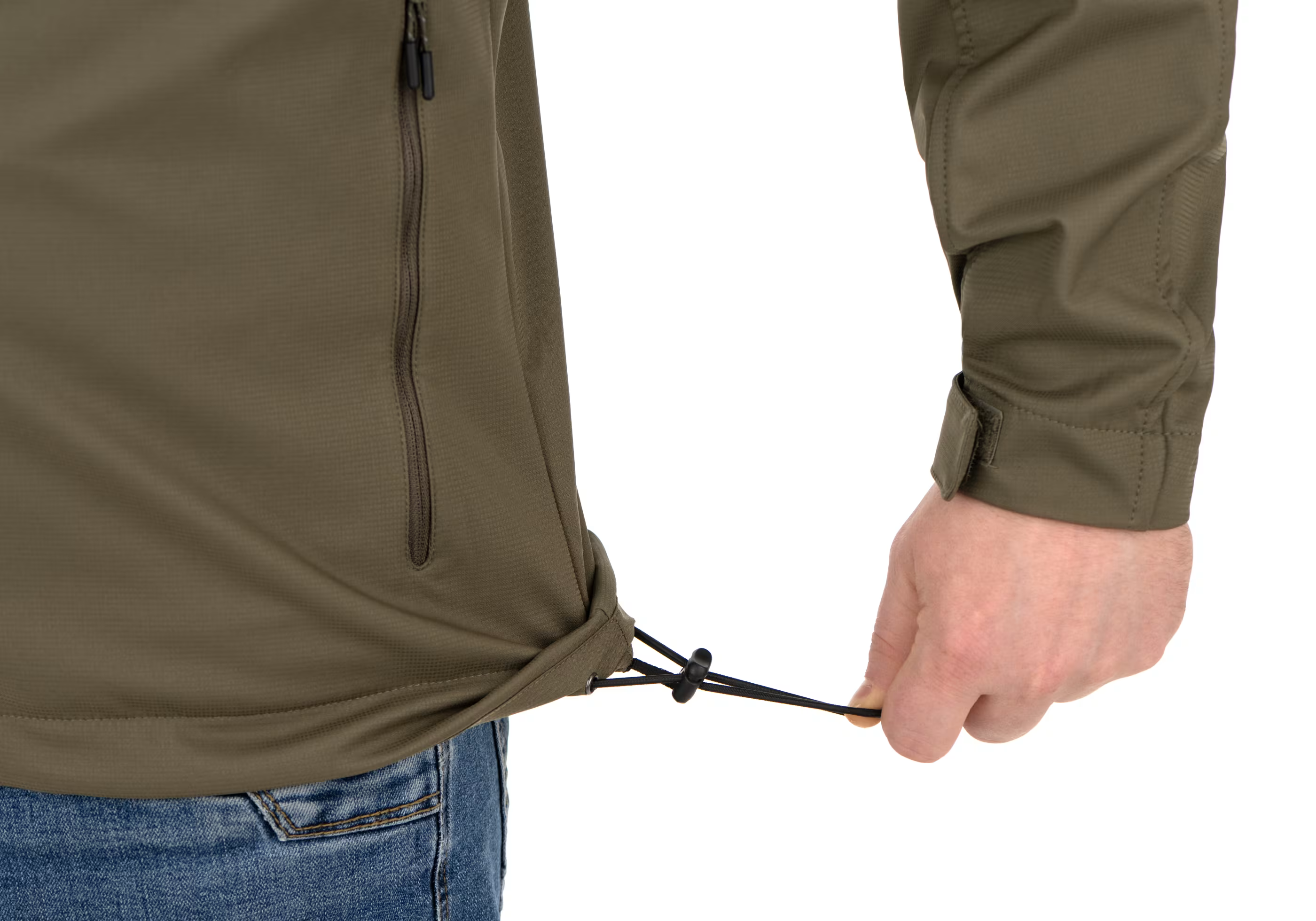 ED Softshell Hoody Stonegrey Olive
