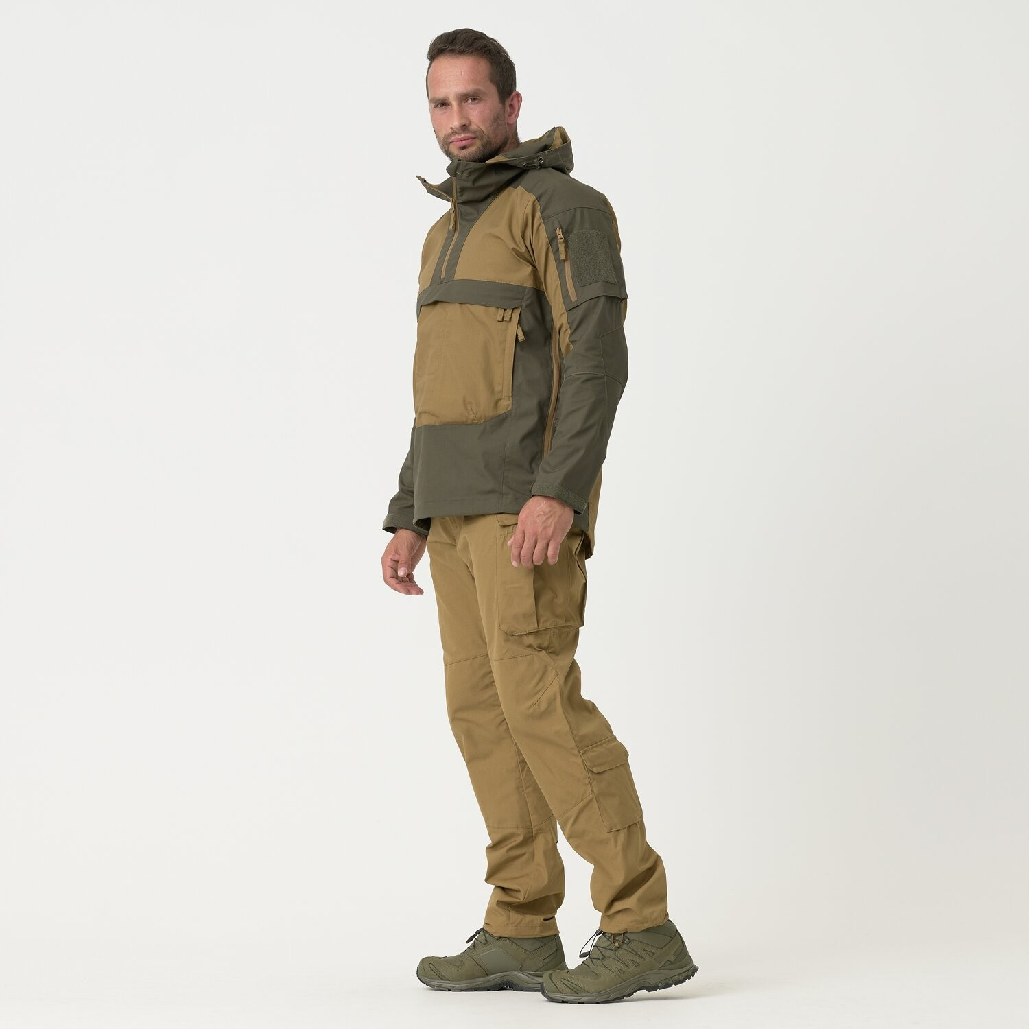 Tracer Anorak Jacket - Polycotton Stretch Ripstop - RAL7013