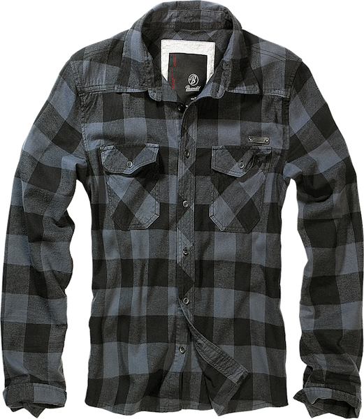 Hemd Check Shirt grau/schwarz
