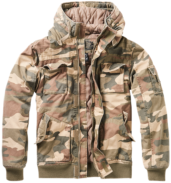 Jacke Bronx camo light woodland