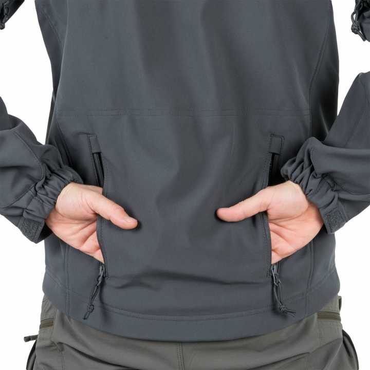 Jacke Gunfighter - Shark Skin Windblocker schwarz