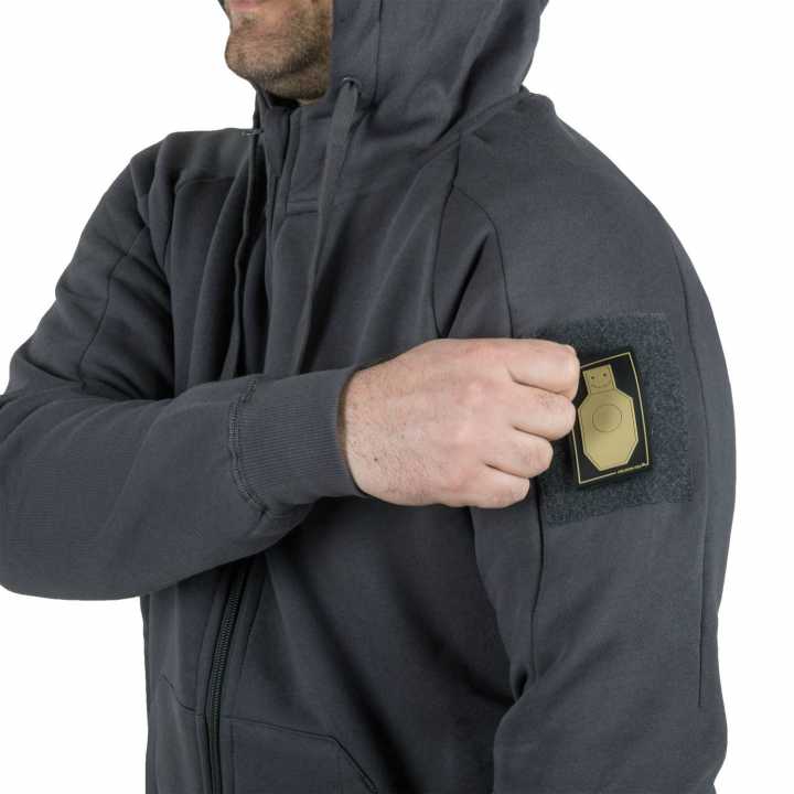Urban Tactical Hoodie Lite (FullZip) - schwarz
