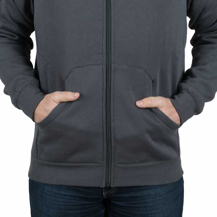 Urban Tactical Hoodie Lite (FullZip) - grau