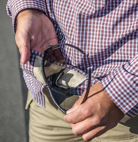 Covert Carry Long Shirt grau