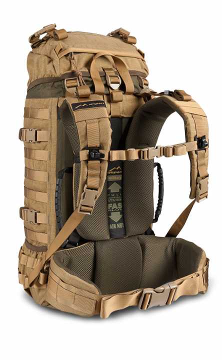 Raccoon 45l Rucksack multicam black