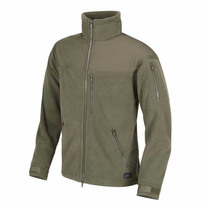 Classic Army Fleece Jacke oliv-grün