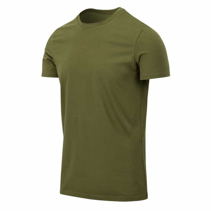 T-Shirt Slim US grün