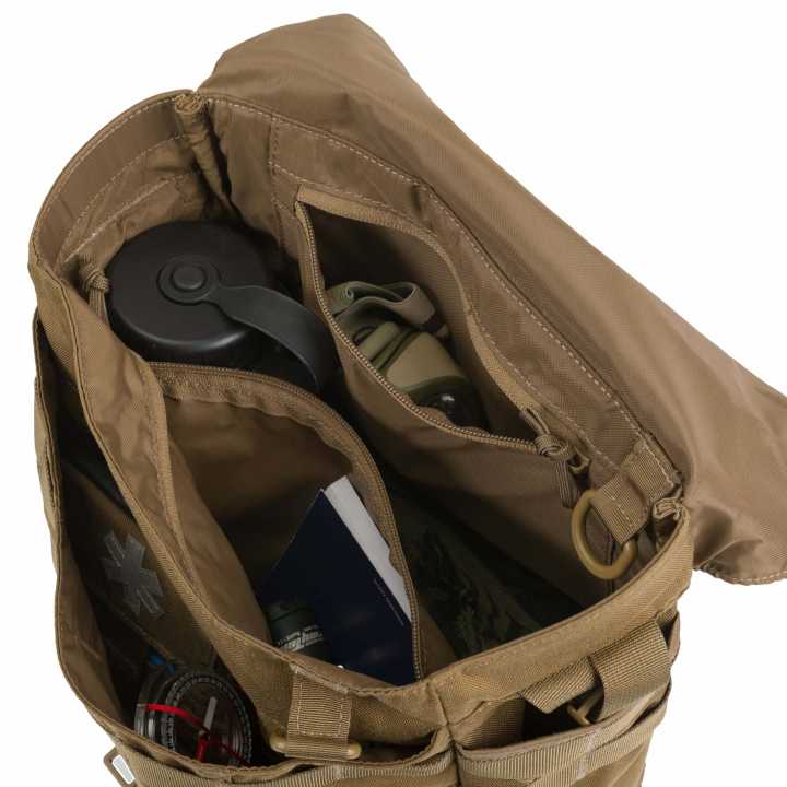 Bushcraft Haversack Tasche Cordura earth braun / clay