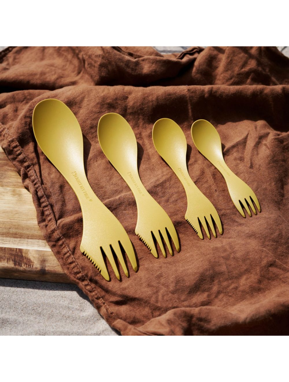 Spork klein yellow