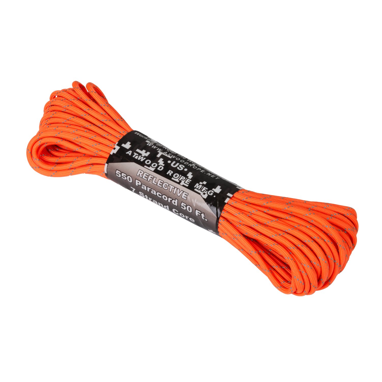 550 Paracord Reflective (50ft) Orange