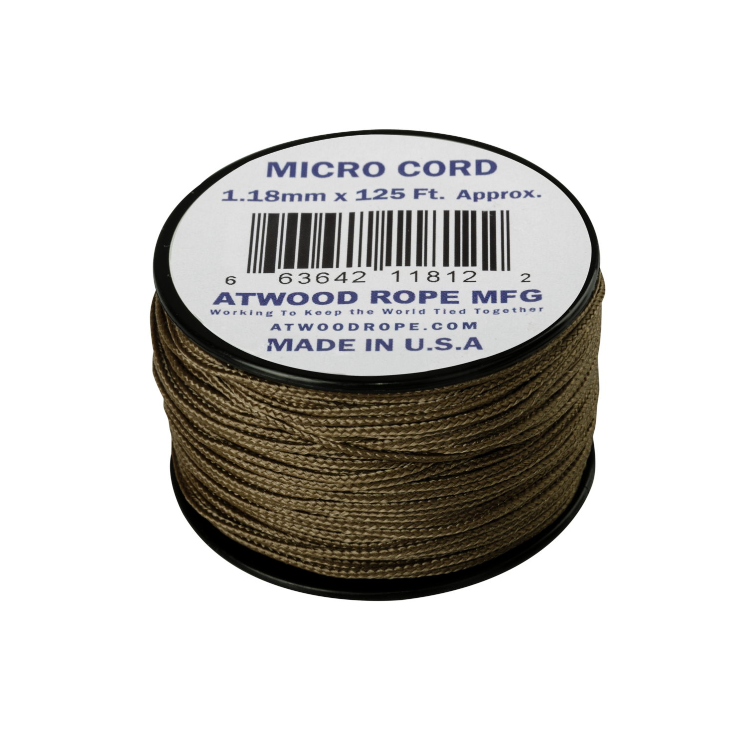 Micro Cord (125ft) Coyote