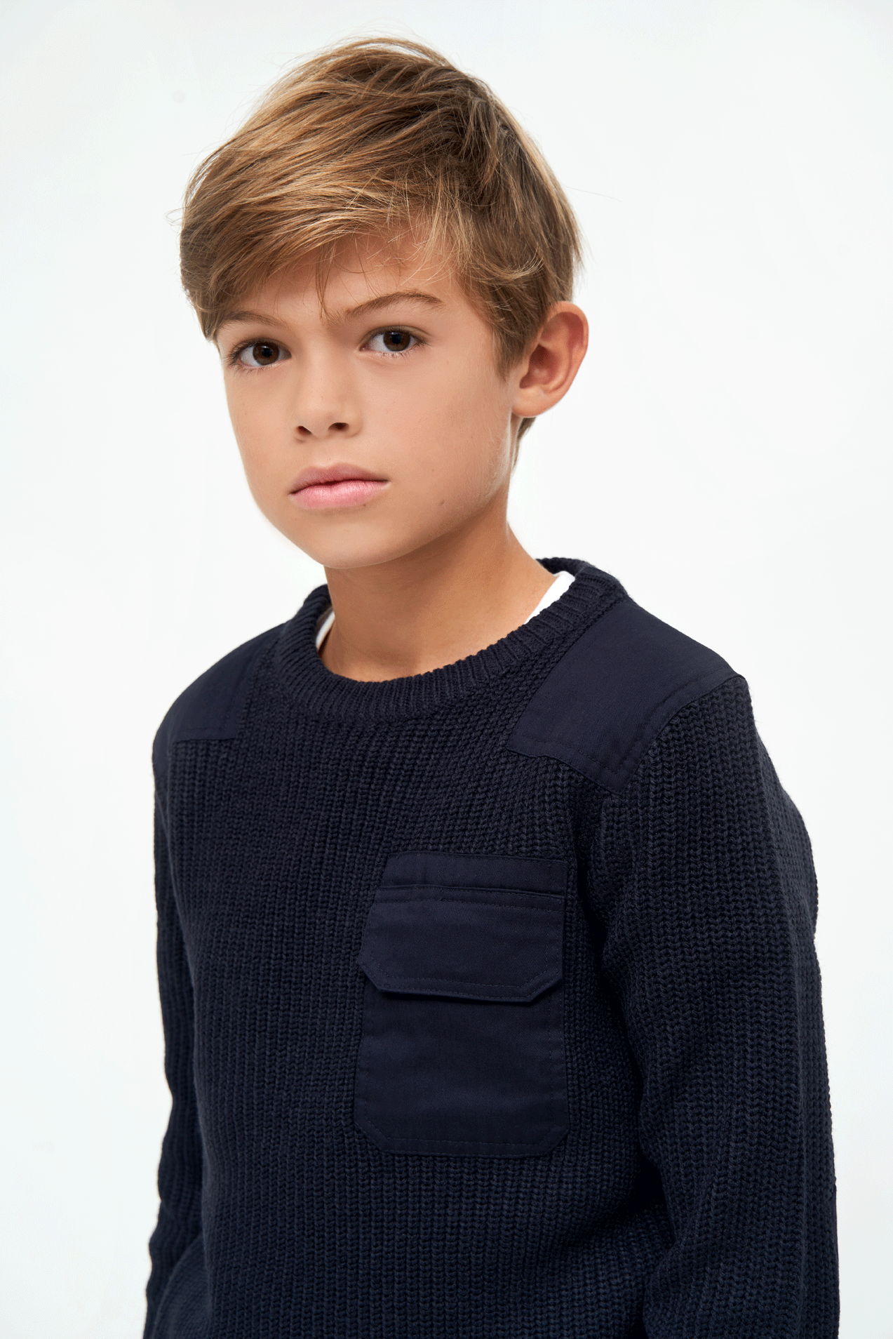 Kids BW Pullover navy