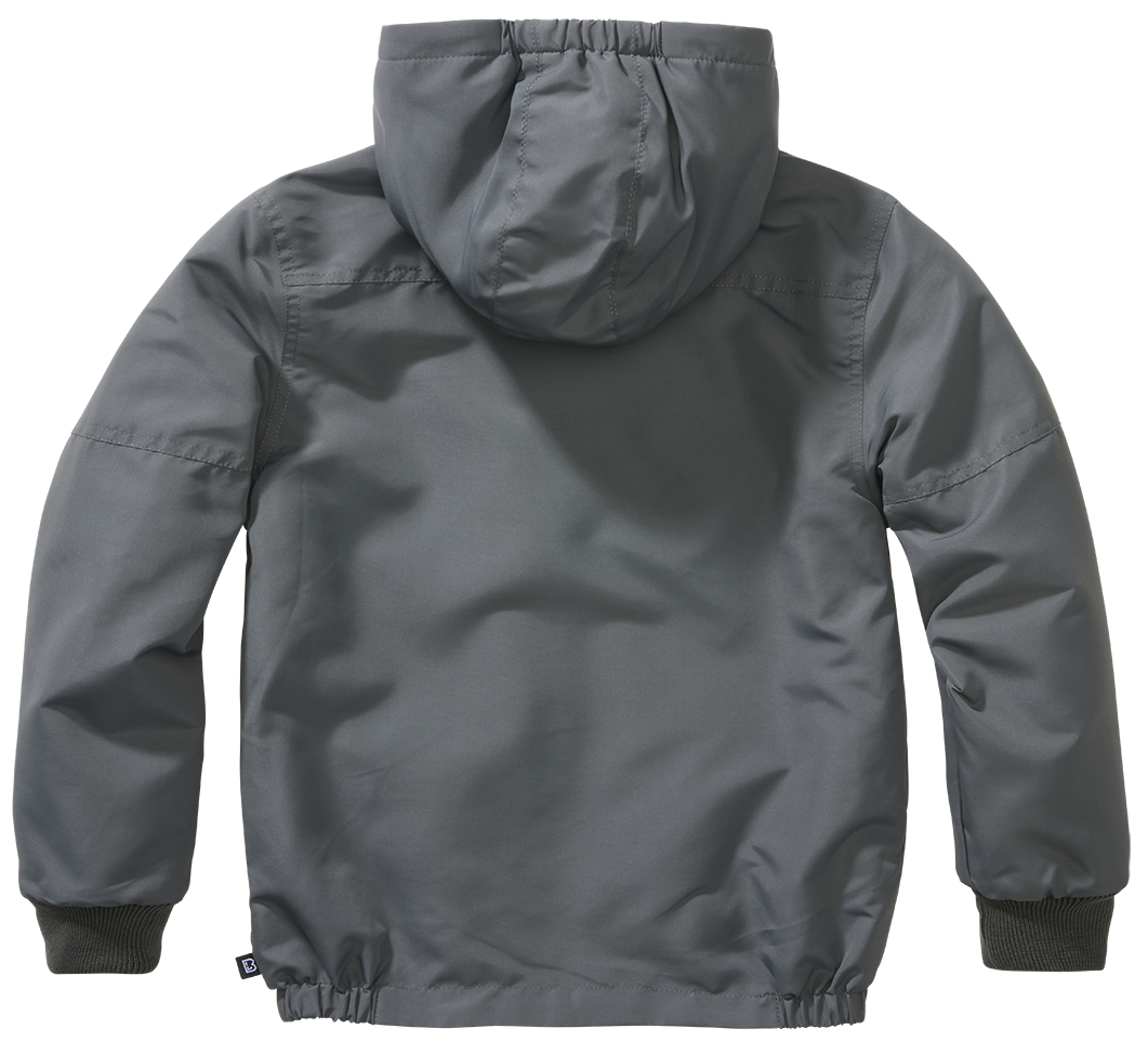 Kids Windbreaker Frontzip anthracite