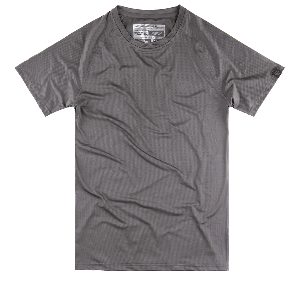 T.O.R.D. Covert Athletic Fit Performance Tee wolf grey