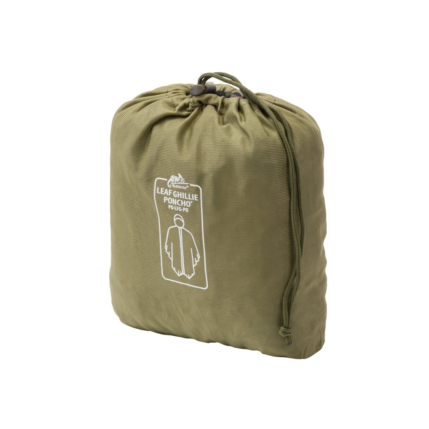 Leaf Ghillie Poncho US Woodland