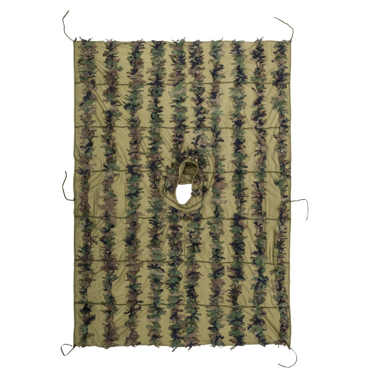 Leaf Ghillie Poncho US Woodland