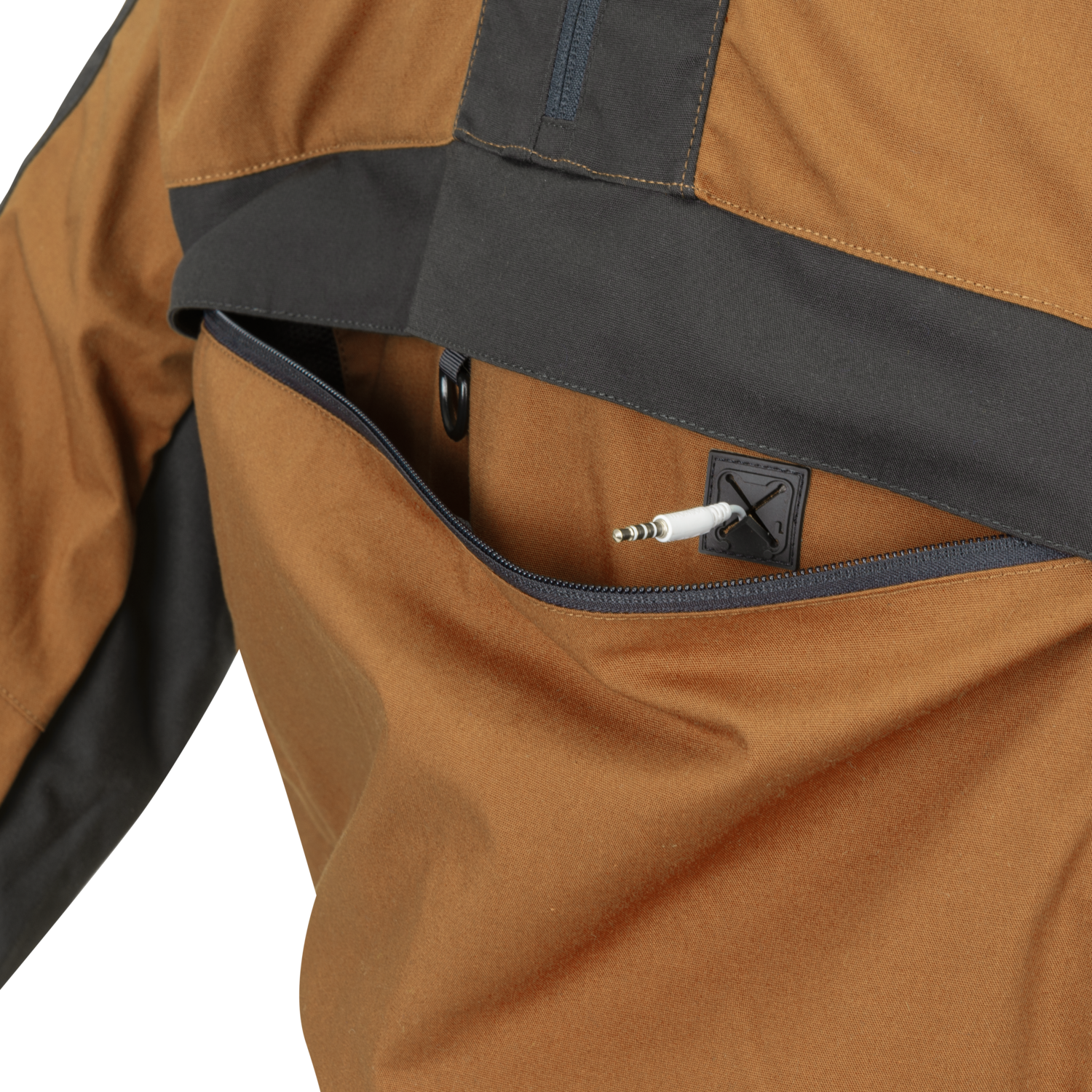 WOODSMAN Anorak Jacke - coyote