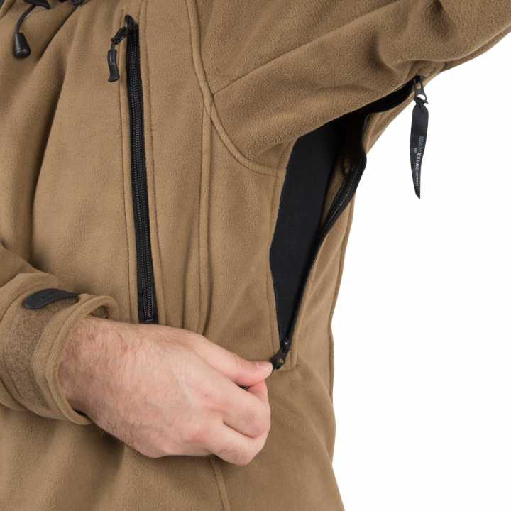 Fleecejacke Patriot schwarz - Double Fleece