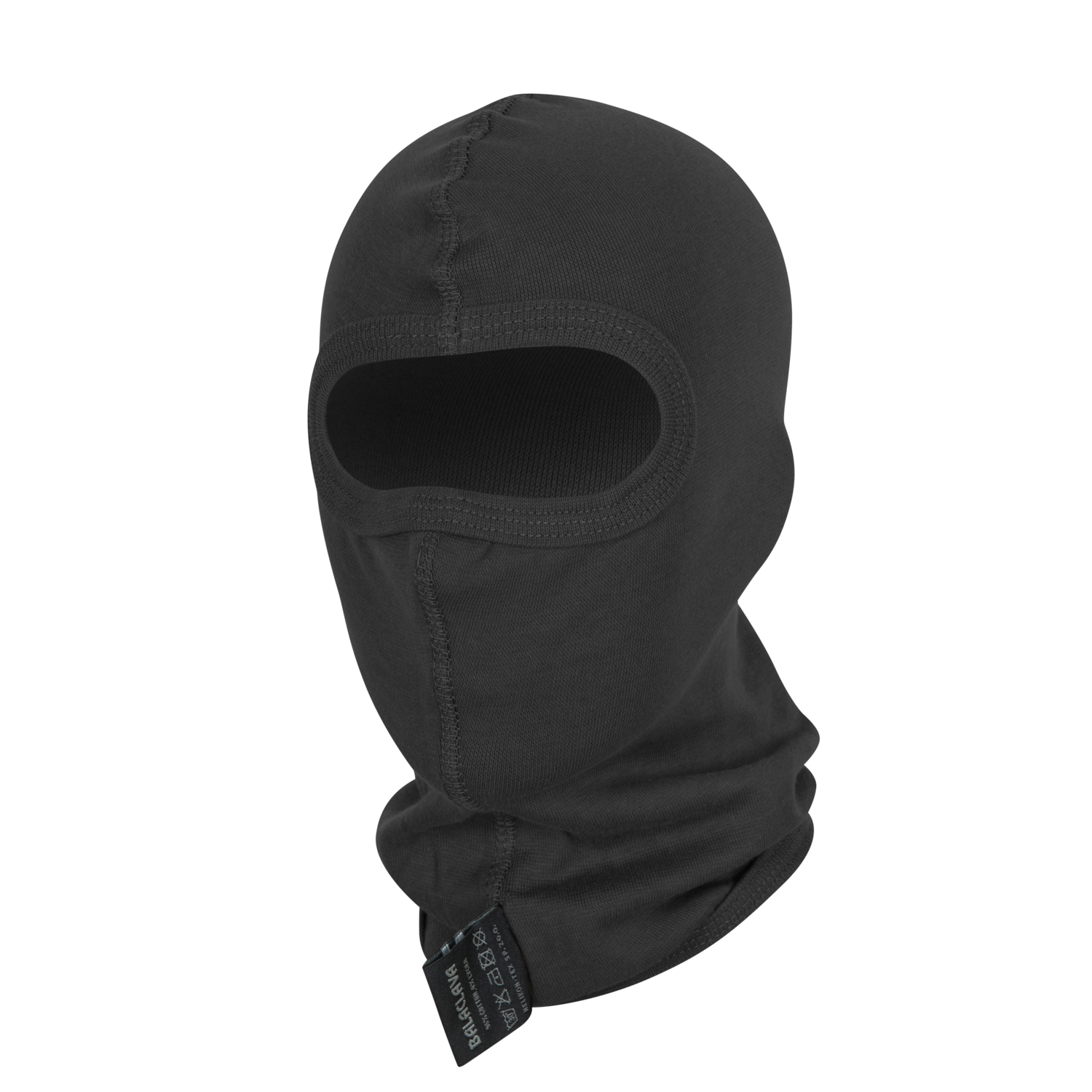 Balaclava aus Baumwolle - black