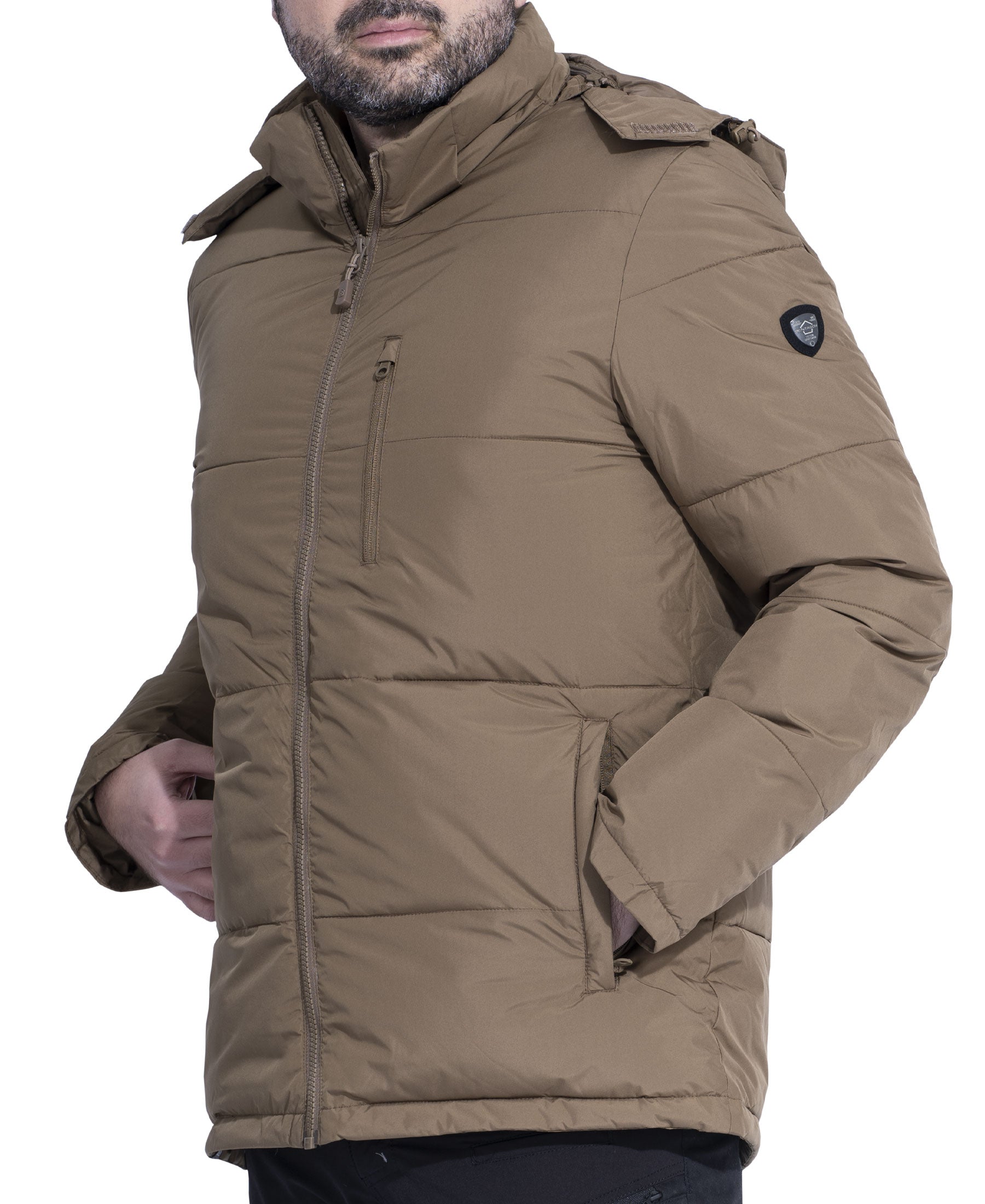 Taurus Kapuzenjacke coyote